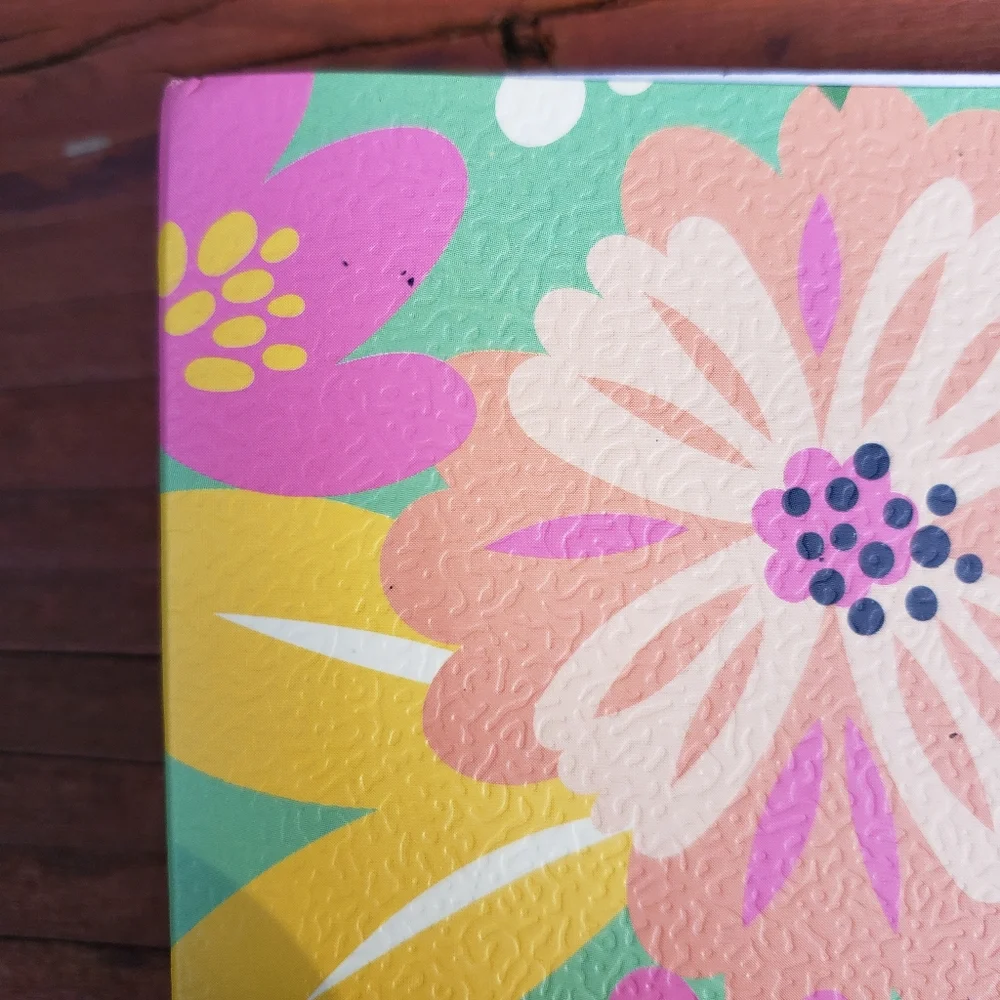 SM&CO Daily Planner With Floral Design (Paperback and Spiral Bound) + STICKERS